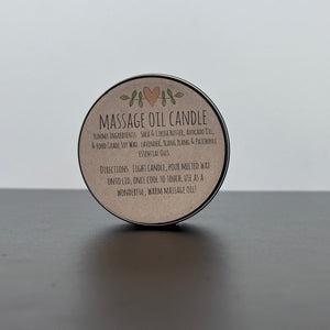 Massage Oil Candle